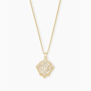 Kendra Scott Rose Gold Adjustable Kacey Necklace